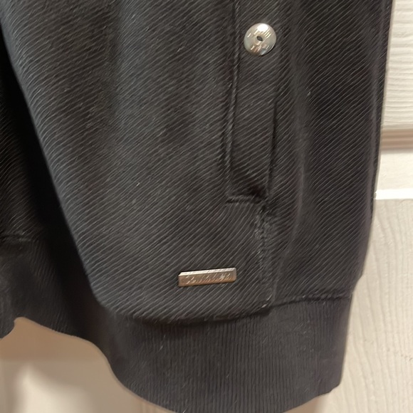 Calvin Klein Zip up sweater black XXL - Picture 5 of 11